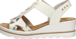 Rieker Sandalen Hak Wit Hot
