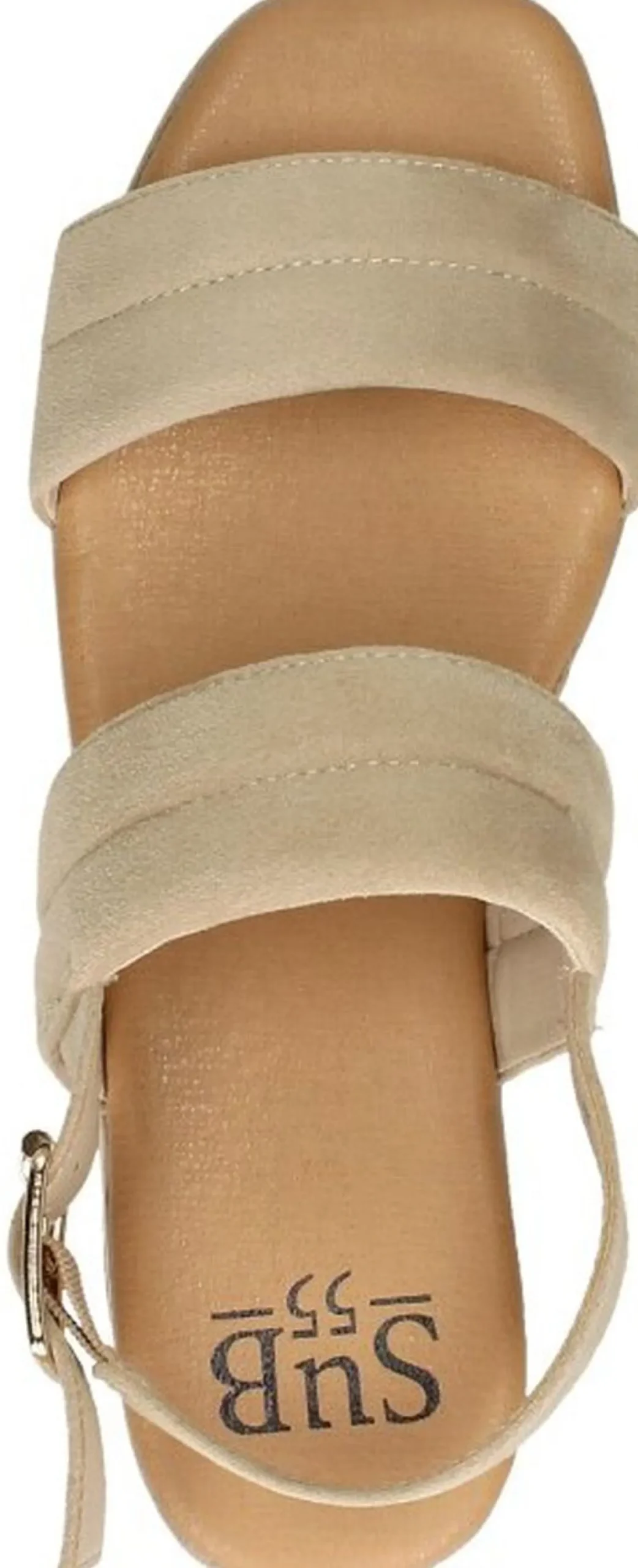 Sub55 Sandalen Hak Beige Clearance