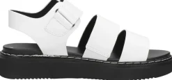 S.Oliver Sandalen Plat Wit Fashion