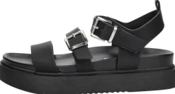 Tamaris Sandalen Plat Zwart Clearance