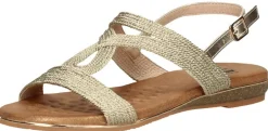 Sub55 Sandalen Plat Taupe Fashion