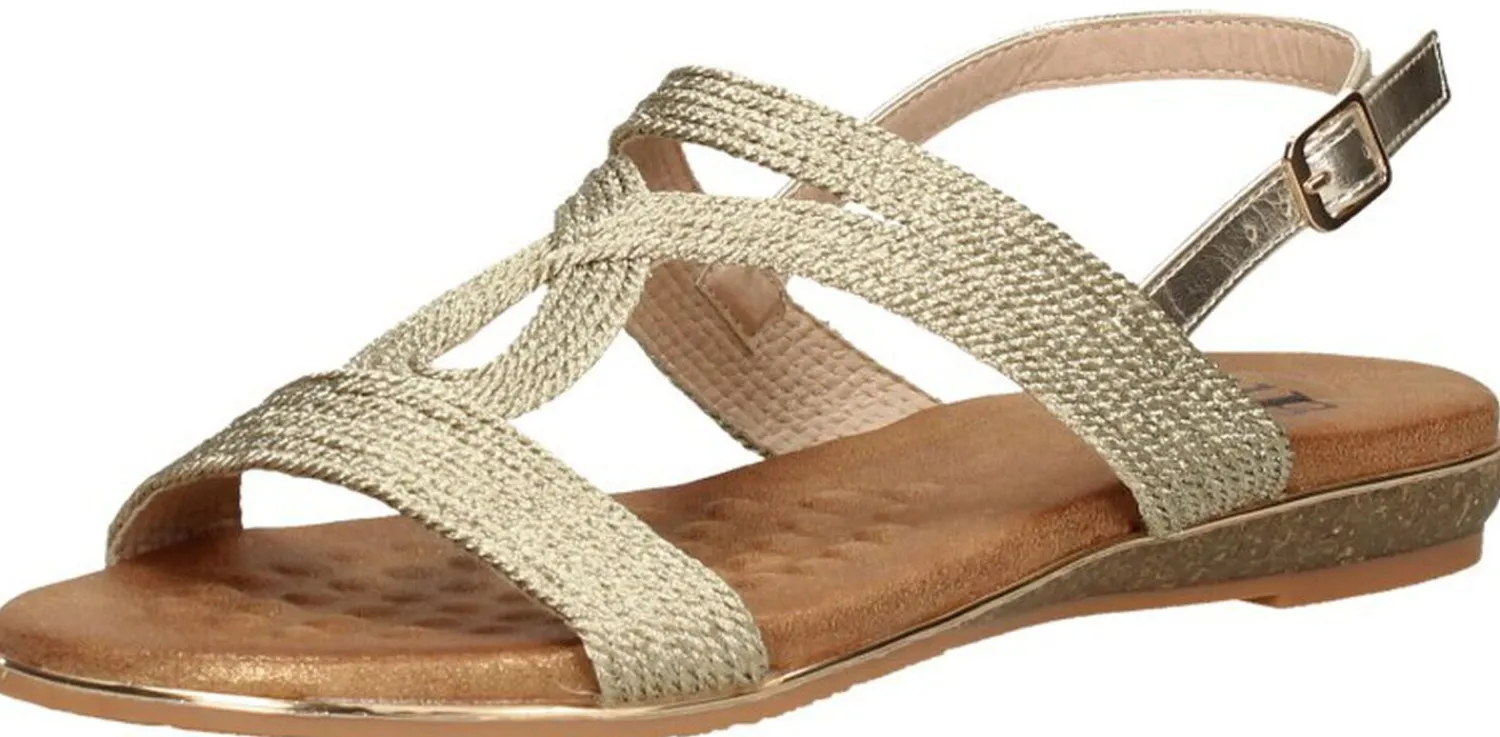 Sub55 Sandalen Plat Taupe Fashion