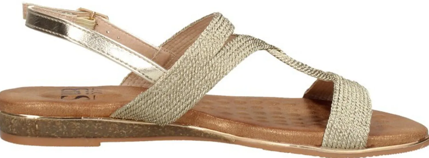 Sub55 Sandalen Plat Taupe Fashion