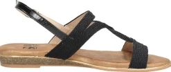 Sub55 Sandalen Plat Zwart Hot