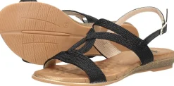 Sub55 Sandalen Plat Zwart Hot