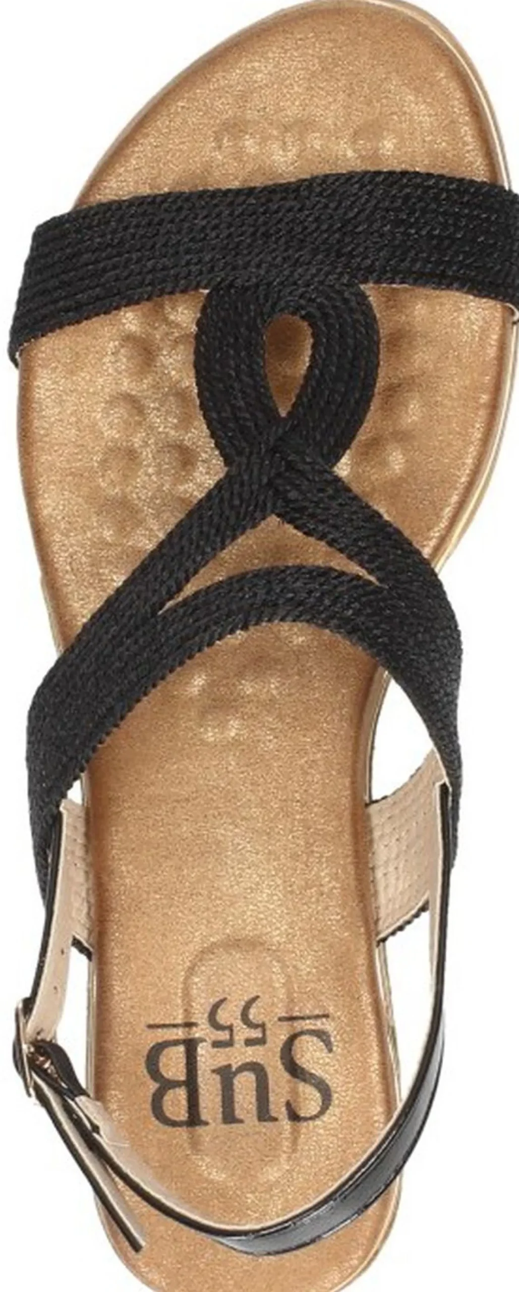 Sub55 Sandalen Plat Zwart Hot