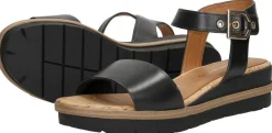 Tamaris Sandalen Plat Zwart New