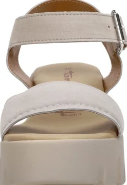 Tamaris Sandalen Plat Taupe Best