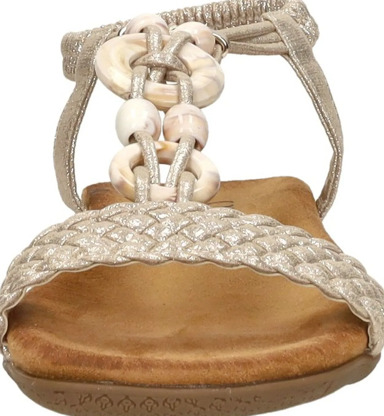 Sub55 Sandalen Plat Goudkleur New