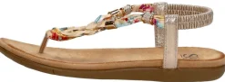 Sub55 Sandalen Plat Goudkleur Clearance