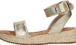 Sub55 Sandalen Plat Goudkleur Discount