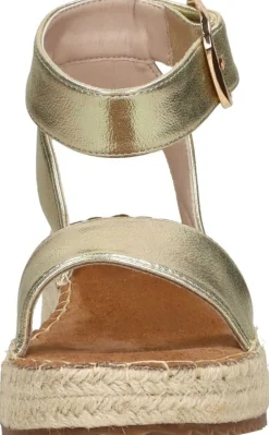 Sub55 Sandalen Plat Goudkleur Discount