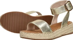 Sub55 Sandalen Plat Goudkleur Discount