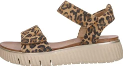 Tamaris Comfort Sandalen Plat Beige Outlet