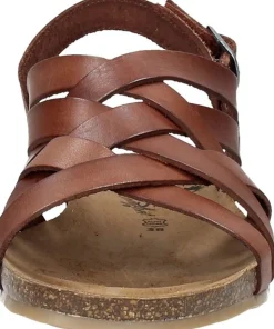 Cosmos Sandalen Plat Cognac Discount