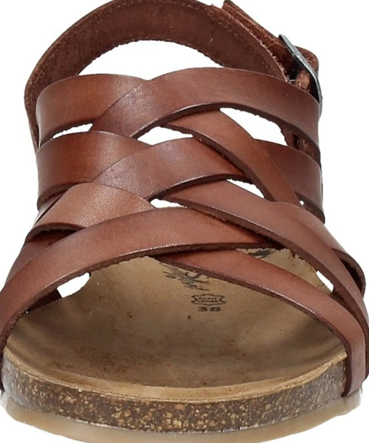 Cosmos Sandalen Plat Cognac Discount