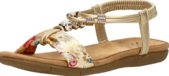 Sub55 Sandalen Plat Goudkleur New