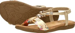 Sub55 Sandalen Plat Goudkleur New
