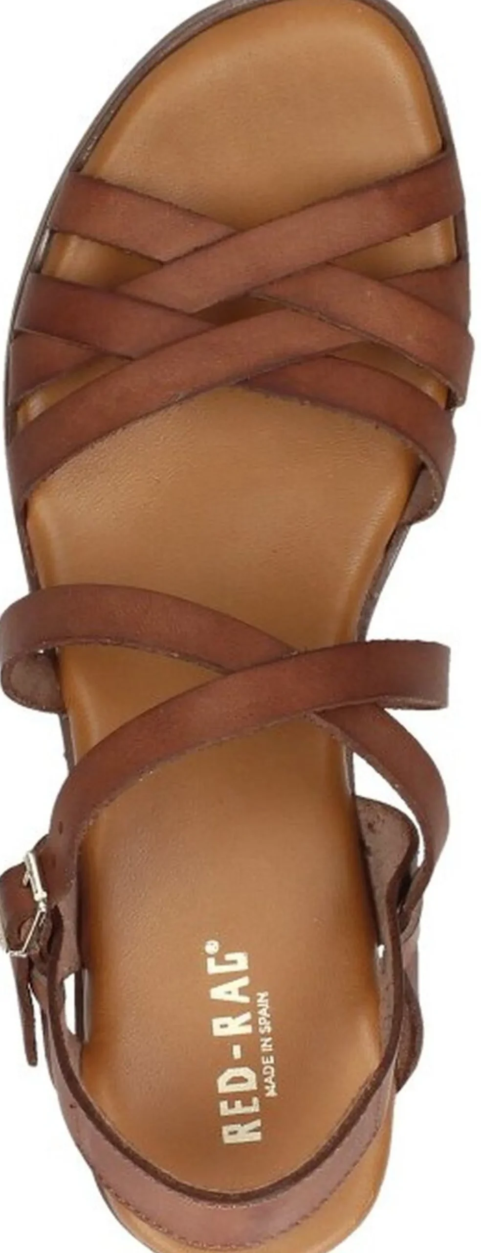 Red Rag Sandalen Plat Cognac Fashion