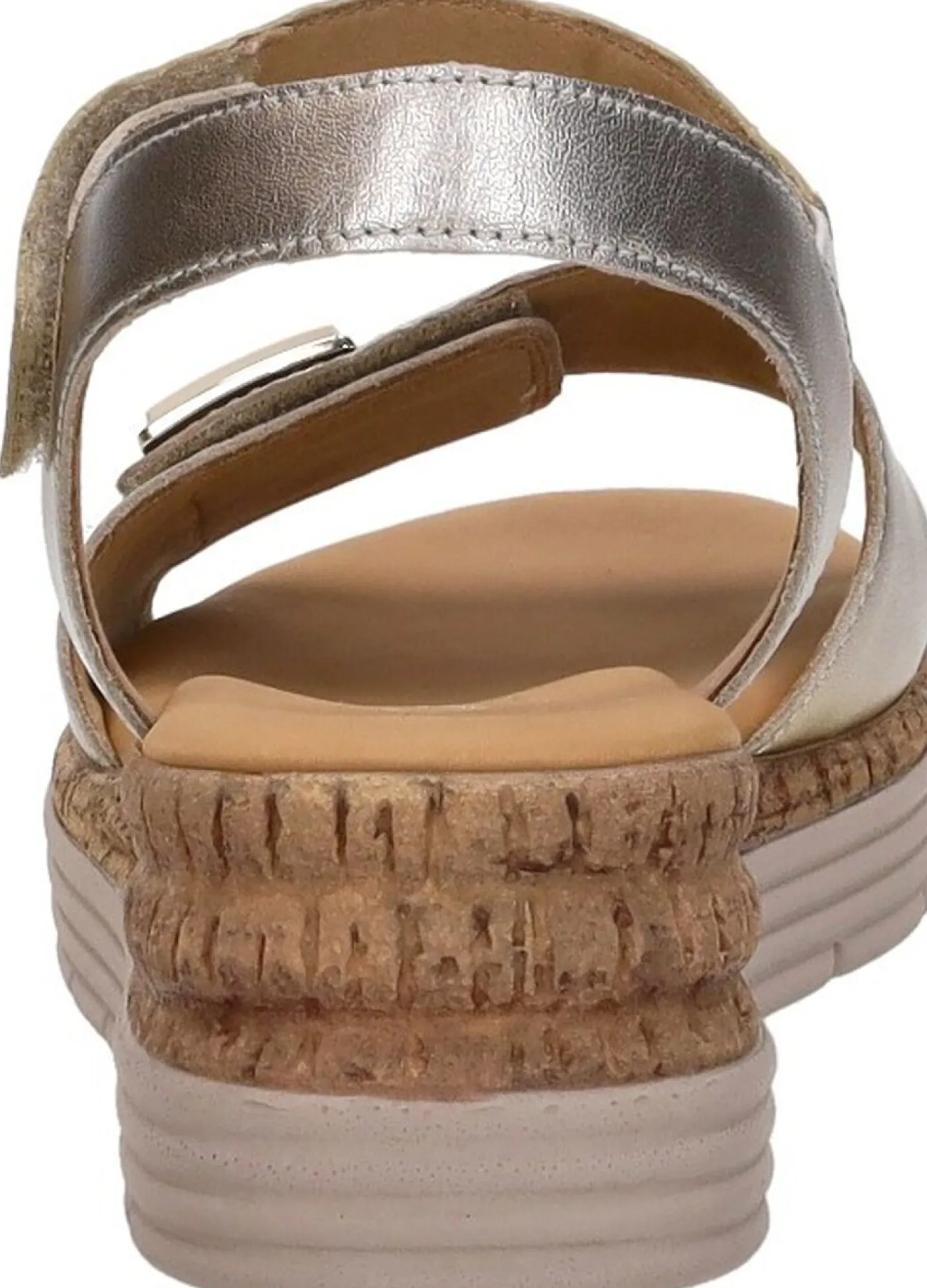 Gabor Sandalen Plat Goudkleur Sale