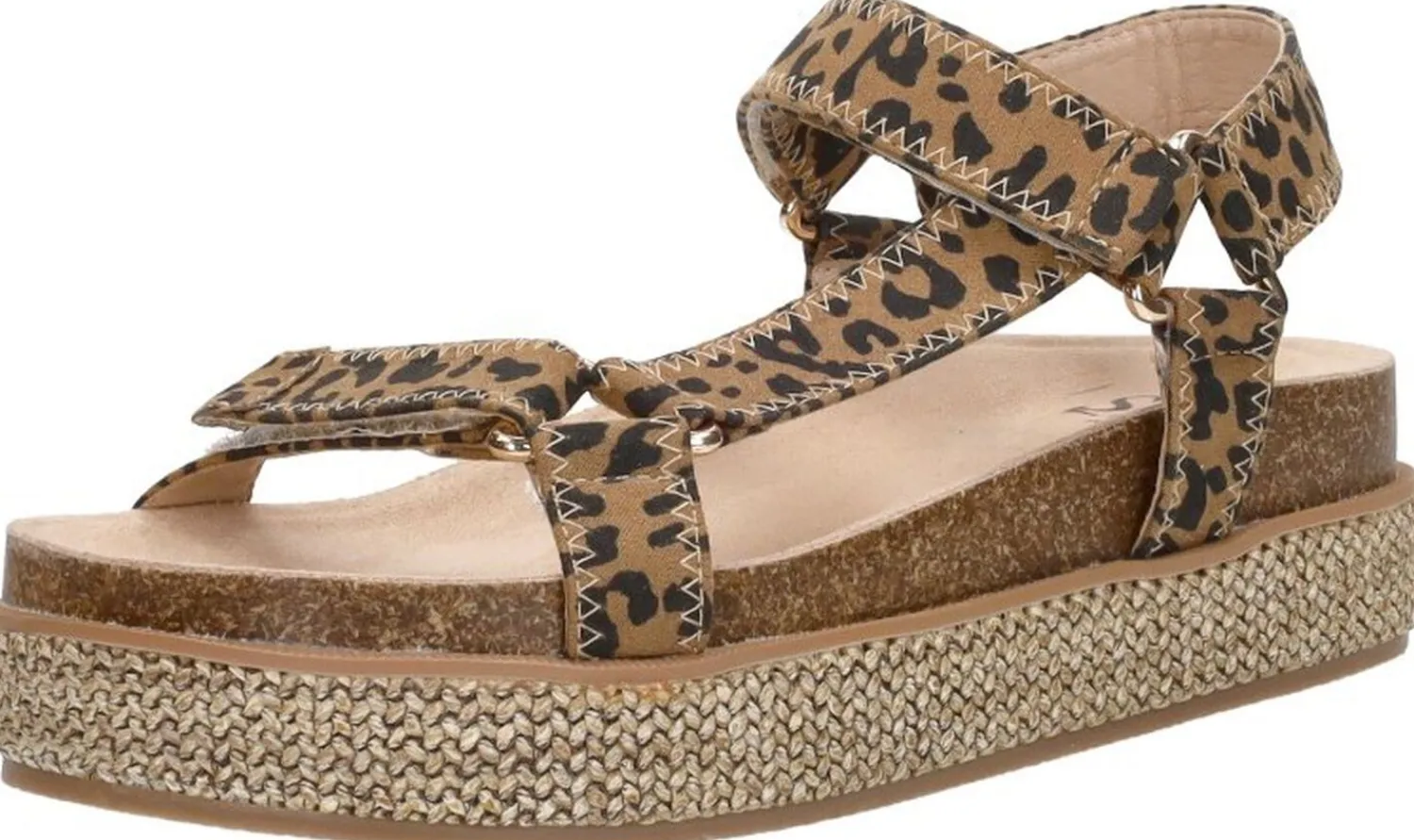 Sub55 Sandalen Plat Beige Hot