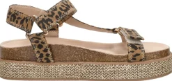 Sub55 Sandalen Plat Beige Hot