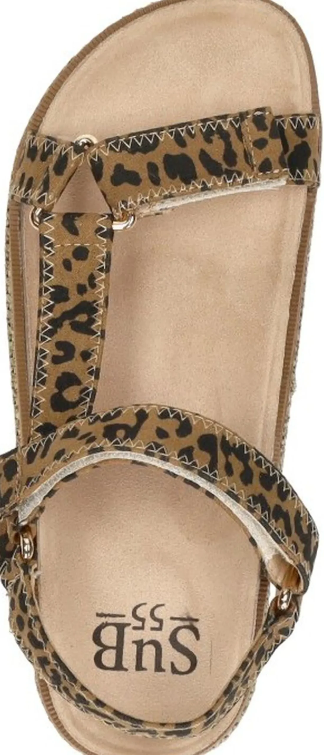 Sub55 Sandalen Plat Beige Hot