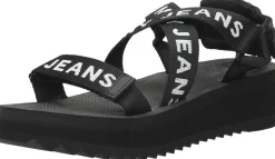 Tommy Hilfiger Sandalen Plat Zwart Online