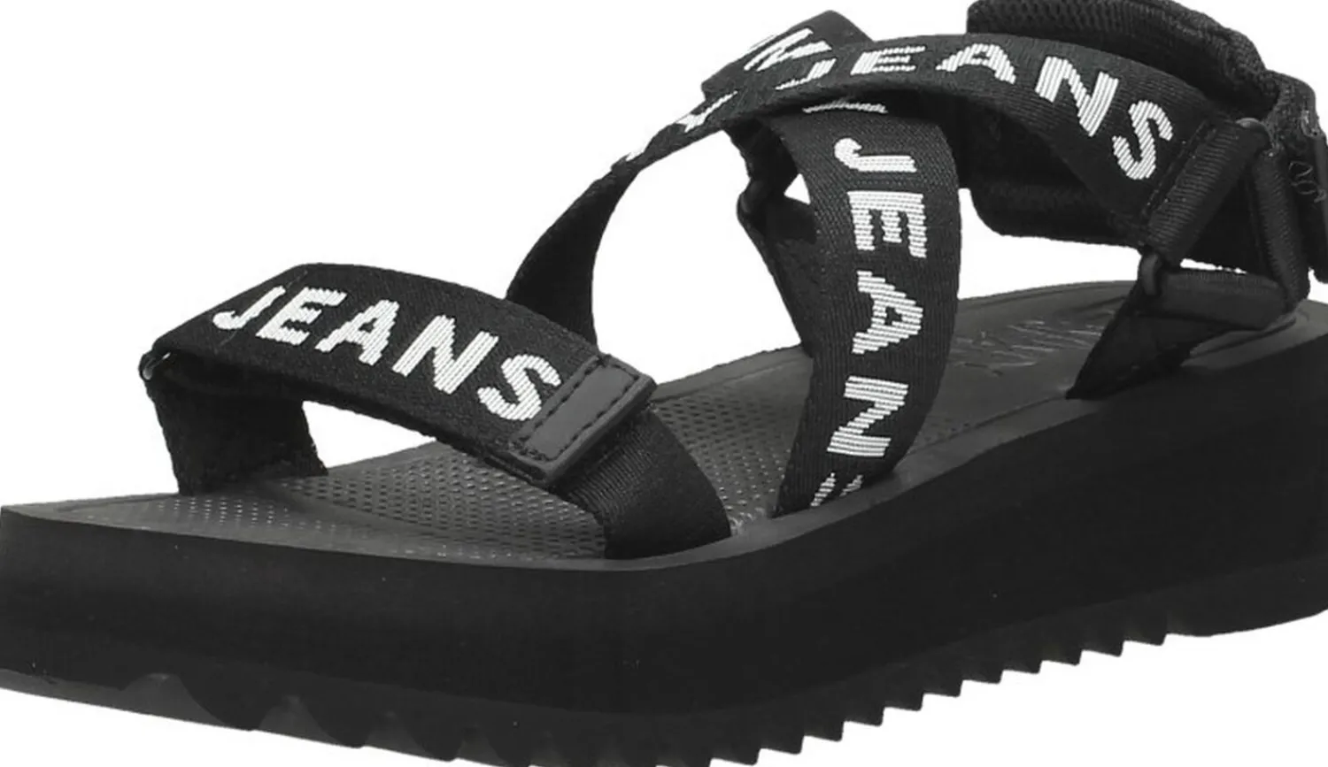 Tommy Hilfiger Sandalen Plat Zwart Online