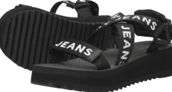 Tommy Hilfiger Sandalen Plat Zwart Online