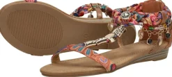 Sub55 Sandalen Plat Cognac Sale