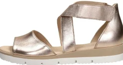 Gabor Sandalen Plat Goudkleur Clearance