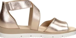Gabor Sandalen Plat Goudkleur Clearance