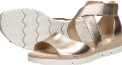 Gabor Sandalen Plat Goudkleur Clearance