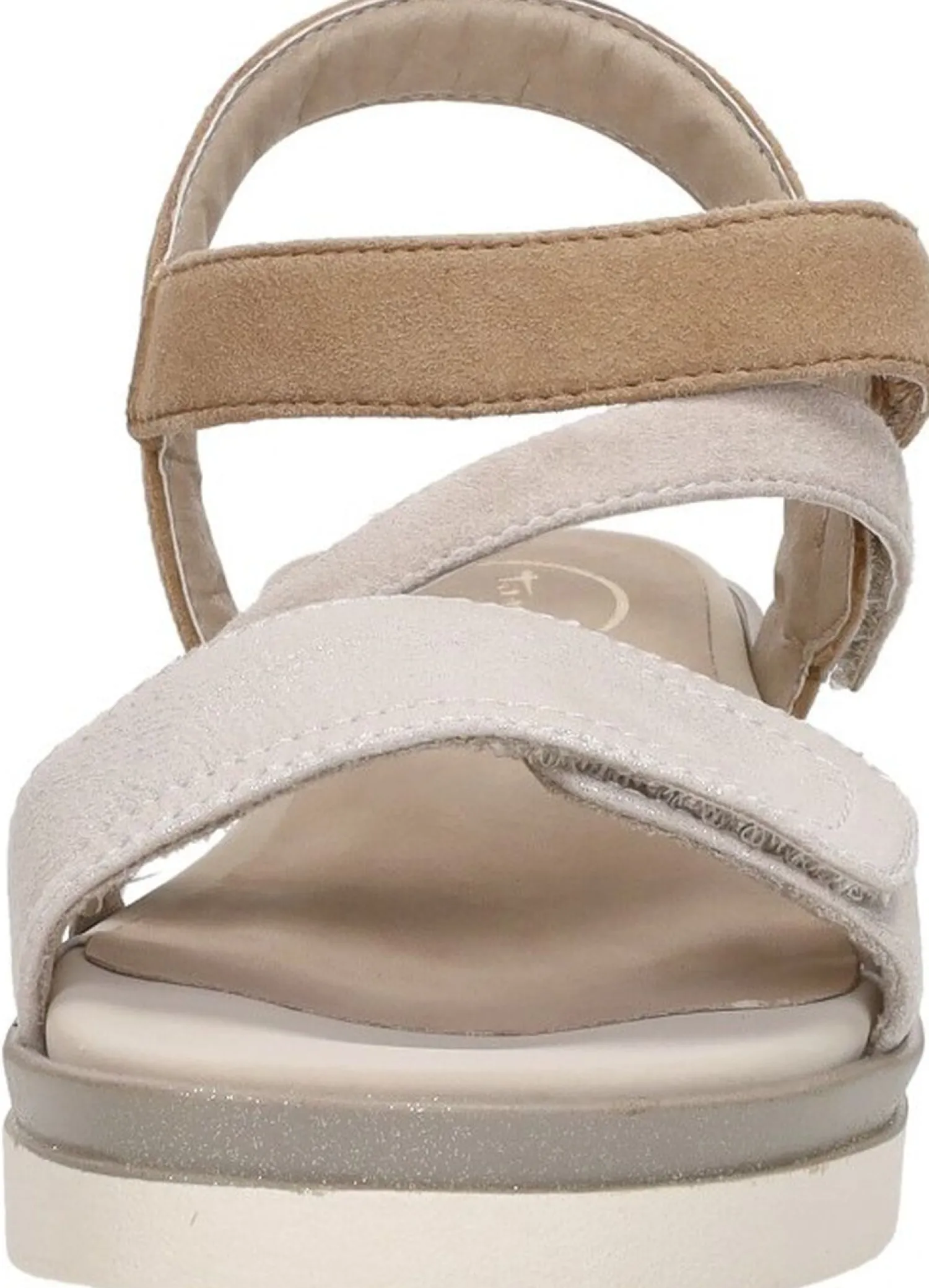 Tamaris Comfort Sandalen Plat Beige Best