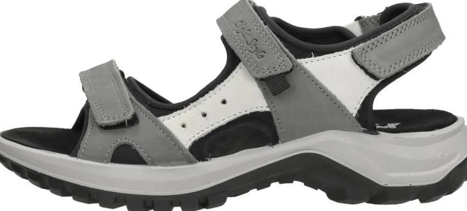 Imac Sandalen Plat Grijs Online