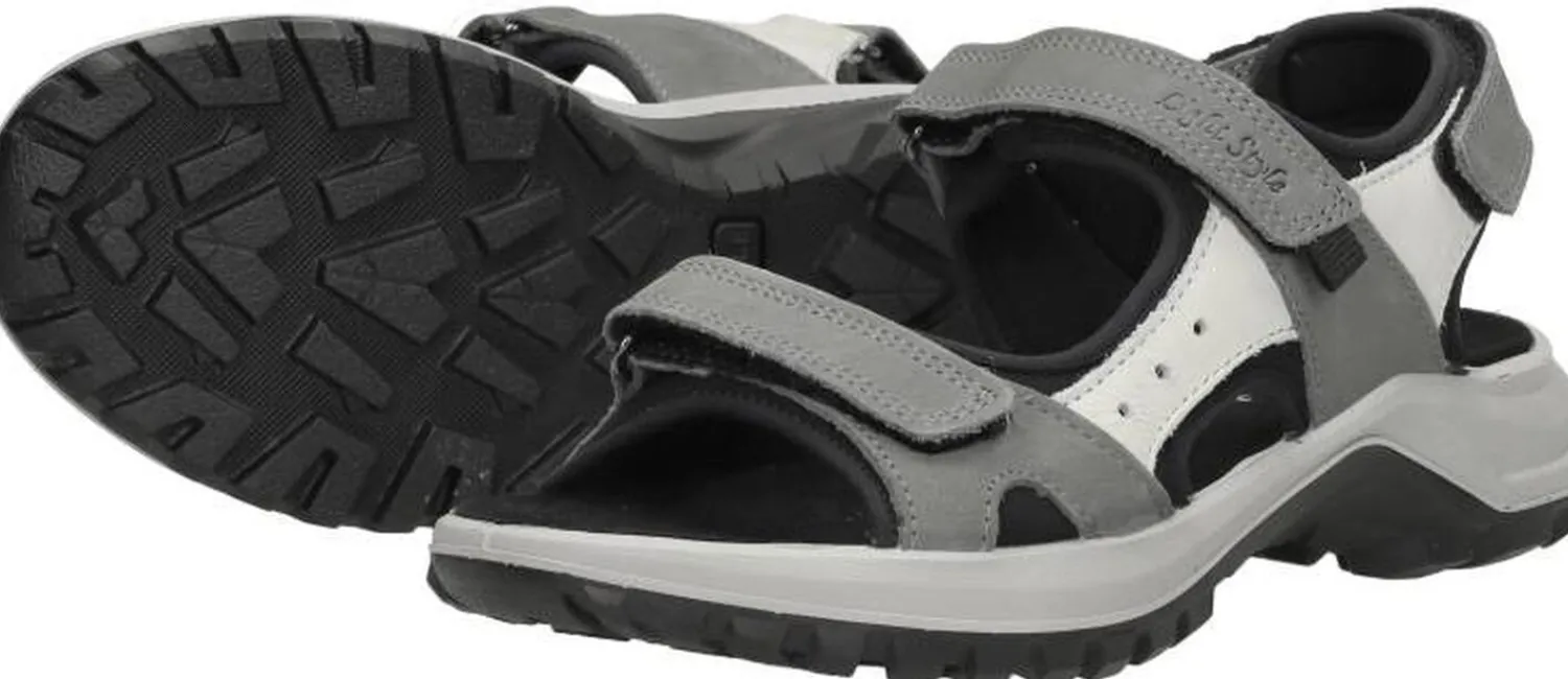 Imac Sandalen Plat Grijs Online
