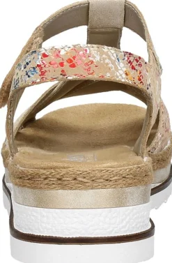 Rieker Sandalen Plat Beige Online
