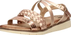 Sub55 Sandalen Plat Goudkleur Best