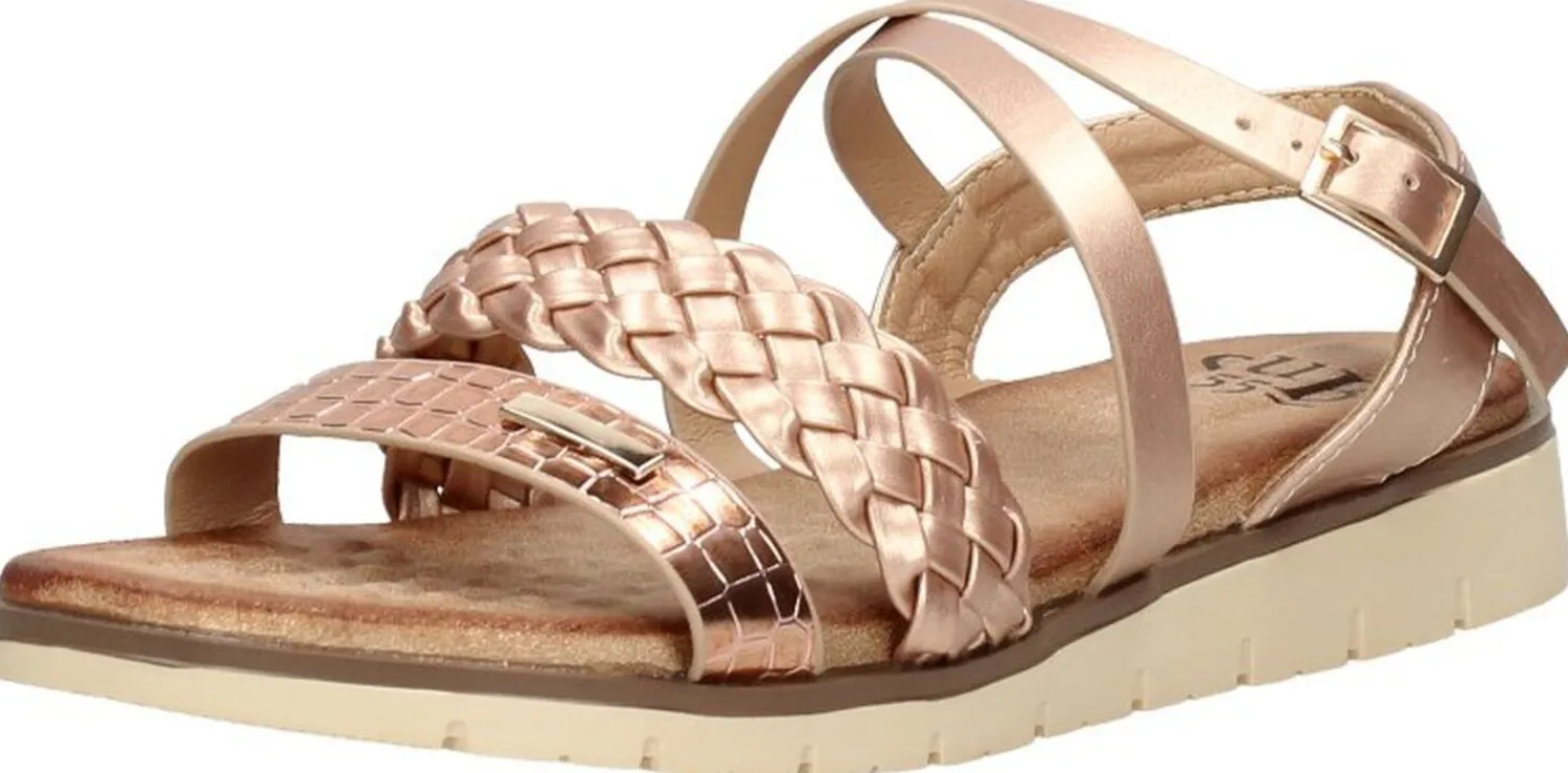 Sub55 Sandalen Plat Goudkleur Best