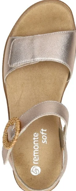 Remonte Sandalen Plat Rosé-goud Best