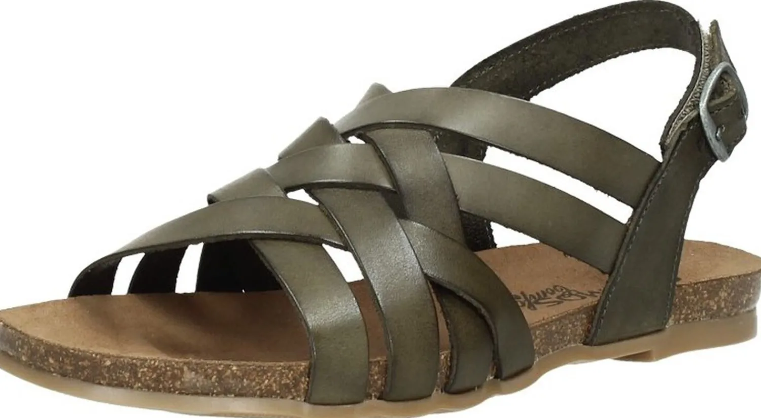 Cosmos Sandalen Plat Groen Clearance