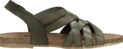 Cosmos Sandalen Plat Groen Clearance