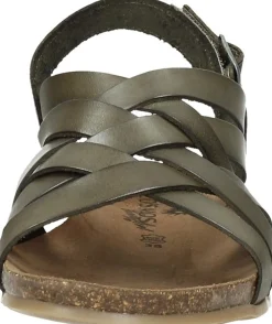 Cosmos Sandalen Plat Groen Clearance