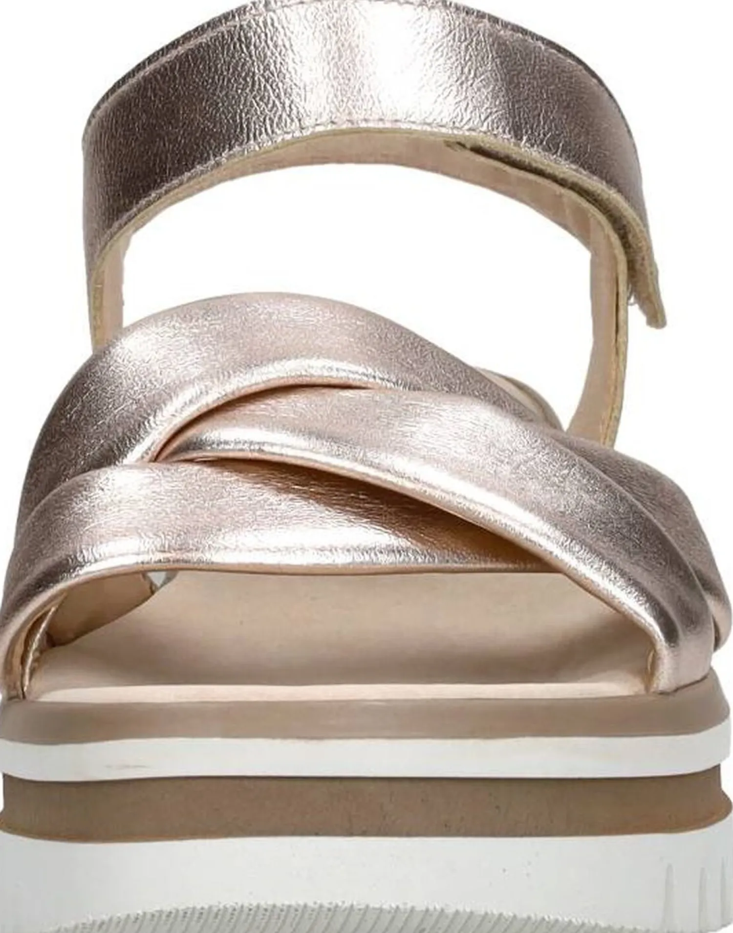 Gabor Sandalen Plat Goudkleur Discount