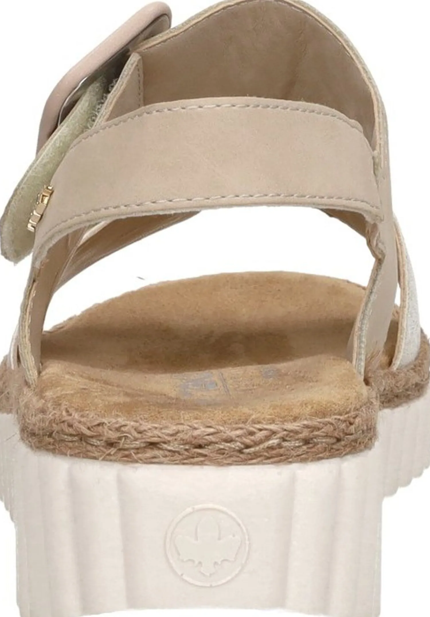 Rieker Sandalen Plat Beige Outlet