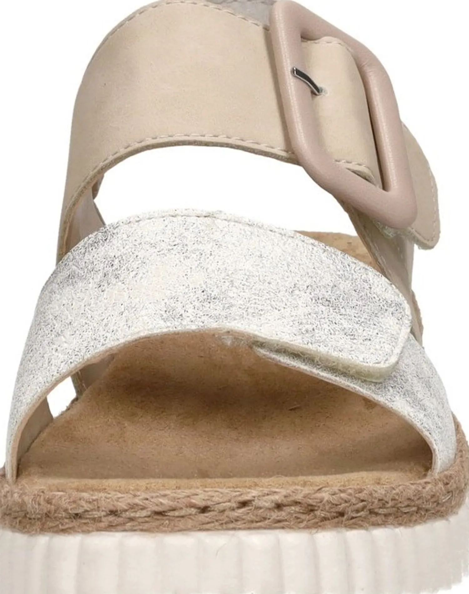 Rieker Sandalen Plat Beige Outlet