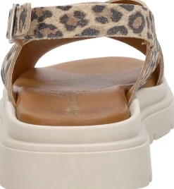 Tamaris Sandalen Plat Beige Hot
