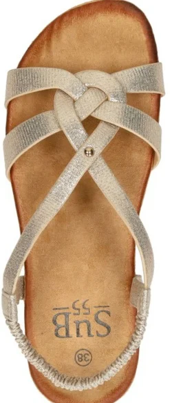 Sub55 Sandalen Plat Goudkleur New