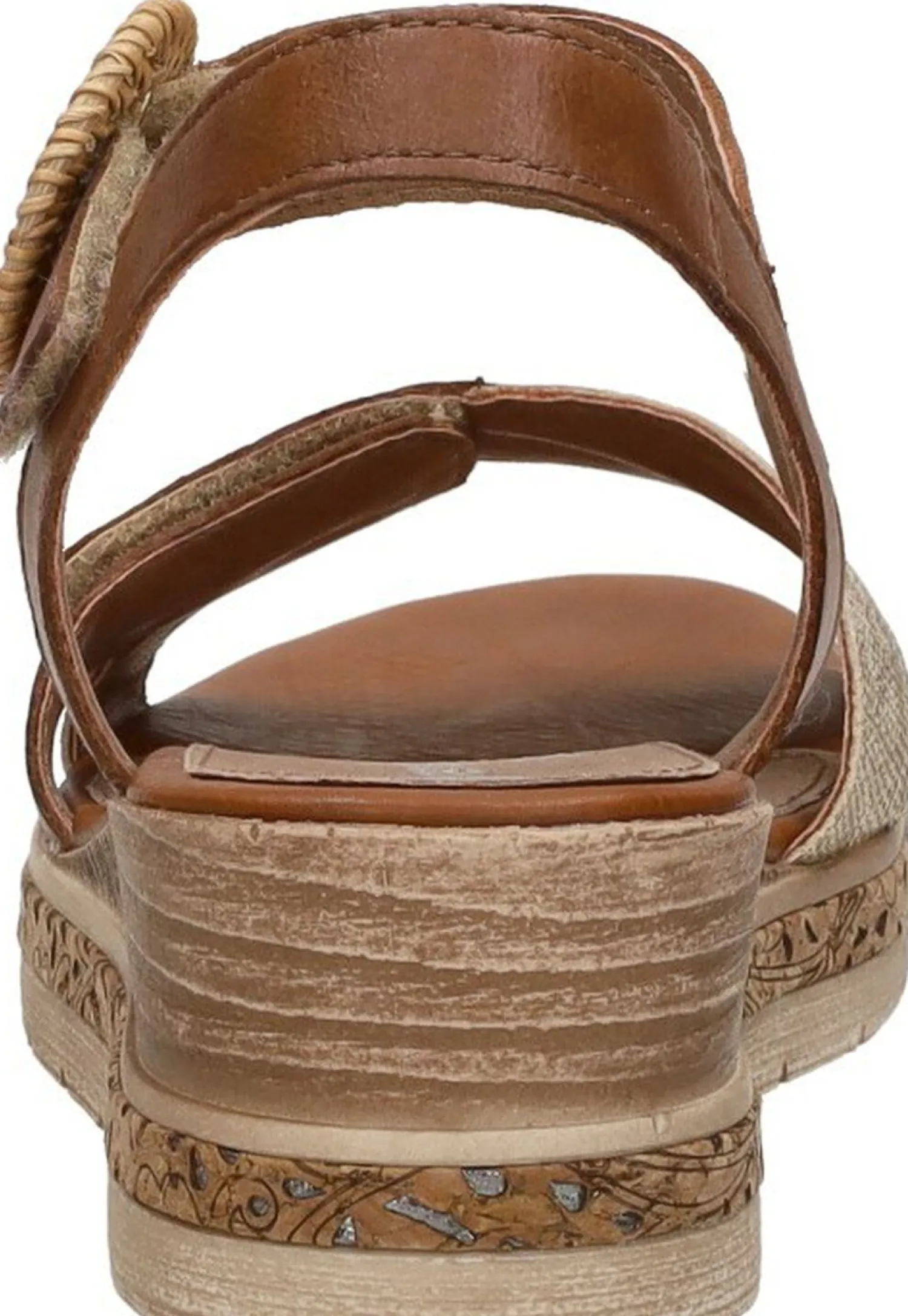 Remonte Sandalen Plat Cognac New